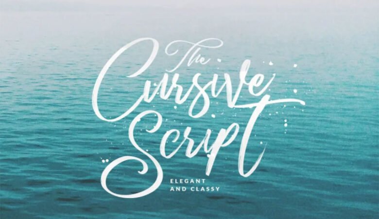 Cursive Script Font