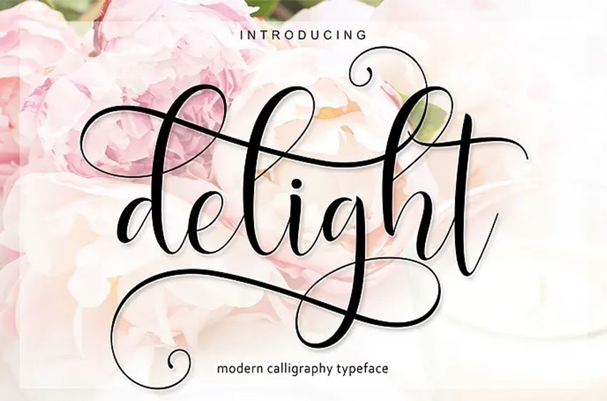 Delight Script Font
