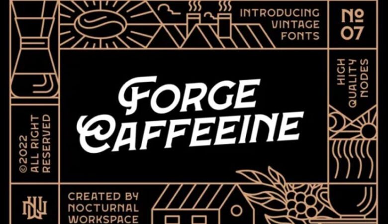 Forge Caffeeine Book Font
