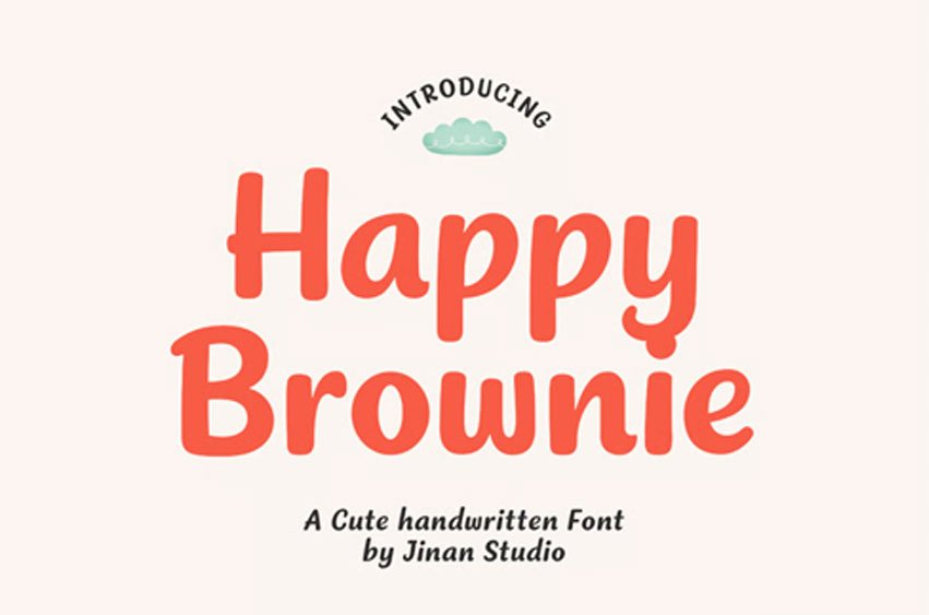 Happy Brownie Font