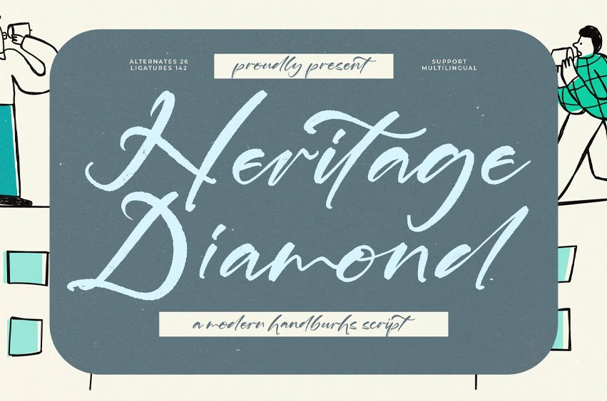 Heritage Diamond Font
