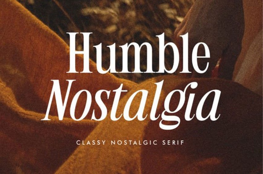 Humble Nostalgia Font