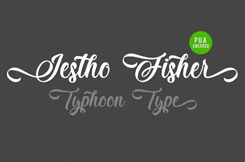 Jestho Fisher Font