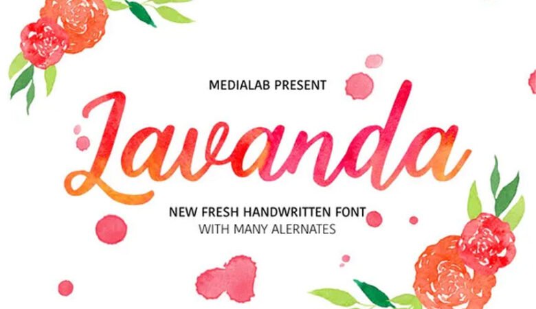 Lavanda Script Font