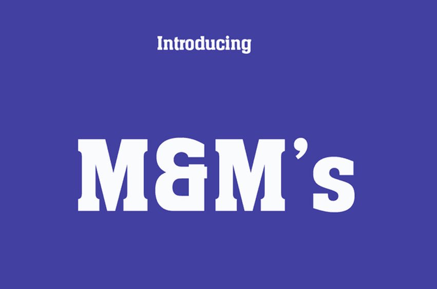 M&M’s Logo Font