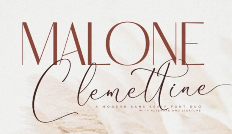 Malone Clemettine Font