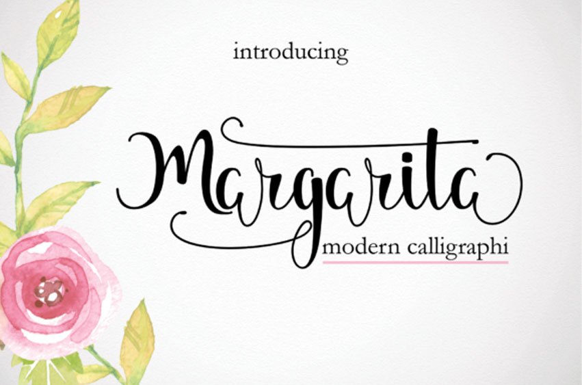 Margarita Calligraphy Font