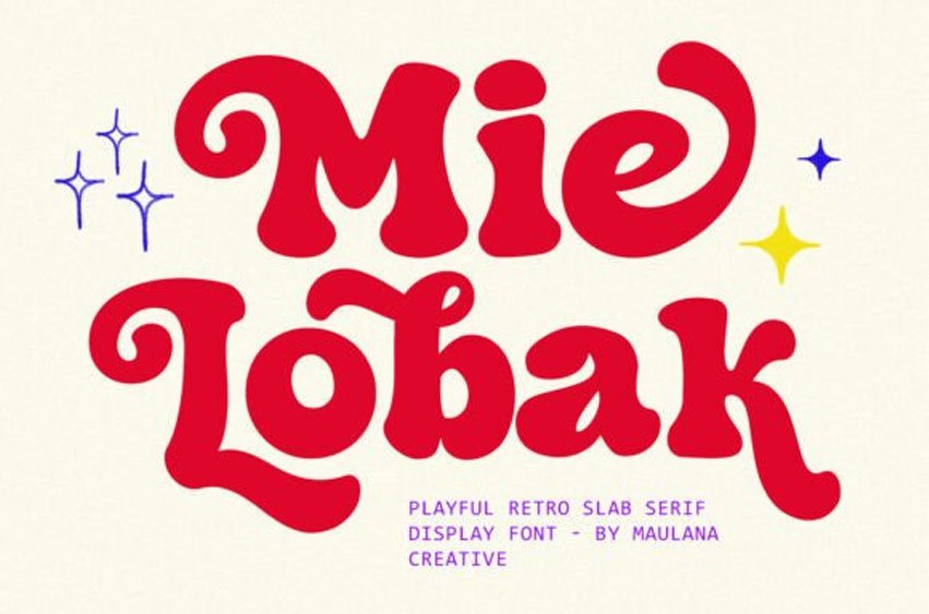 Mie Lobak Font