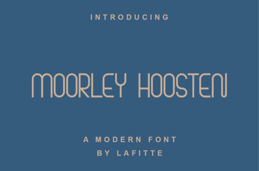 Moorley Hoosten Font