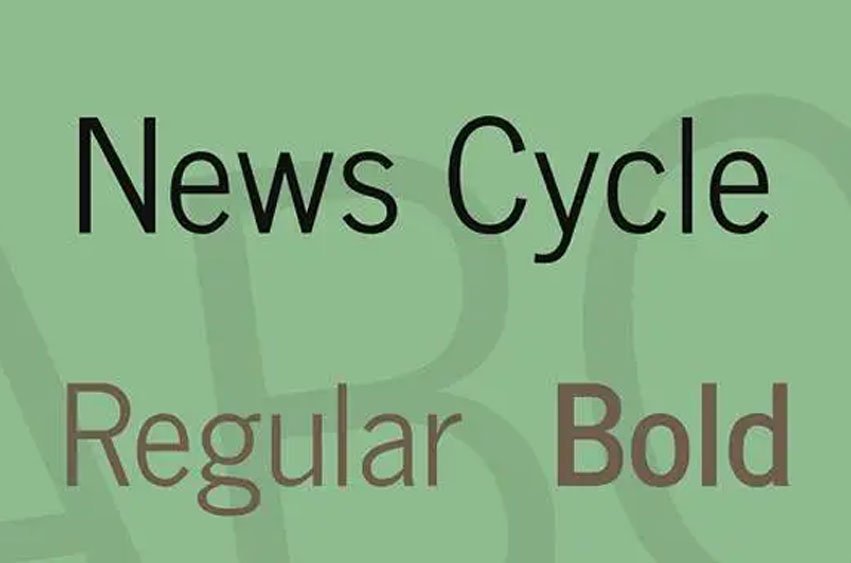 News Cycle Font