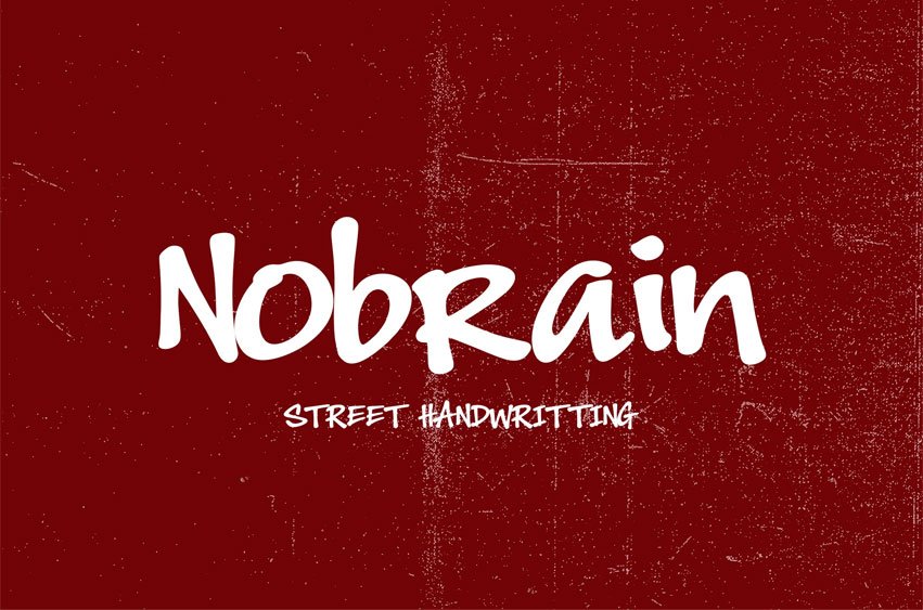 Nobrain Font