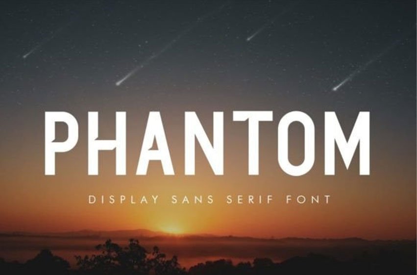 Phantom Display Font