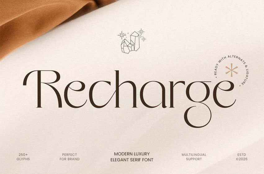 Recharge Font