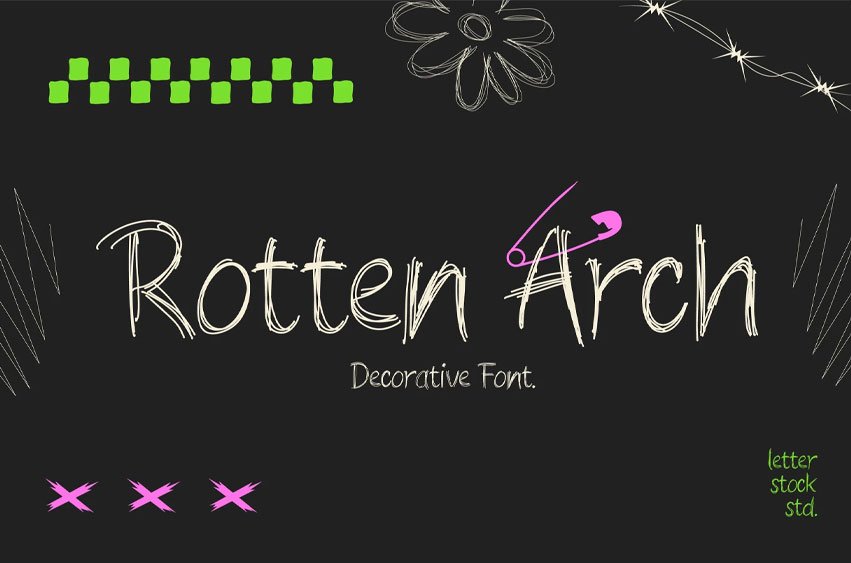 Rotten Arch Font