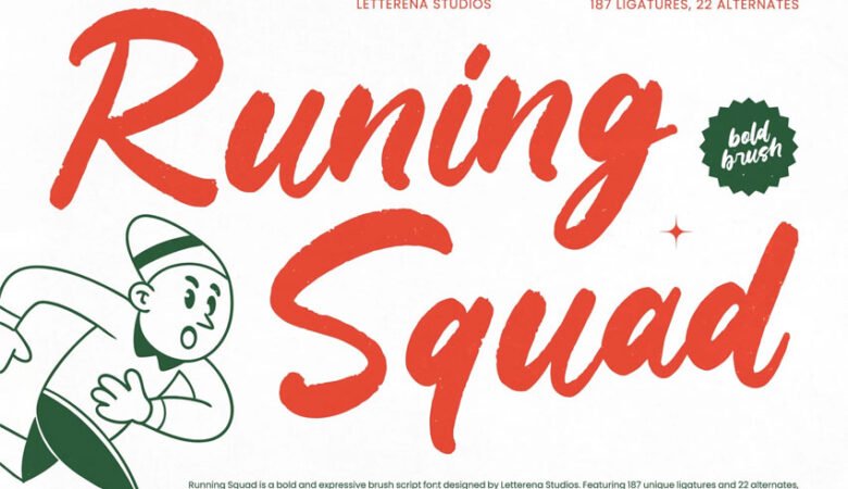 Runing Squad Font