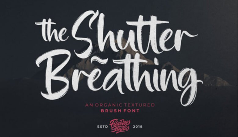 Shutter Breathing Font