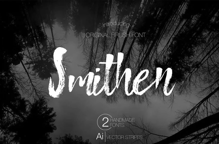 Smithen Brush Font