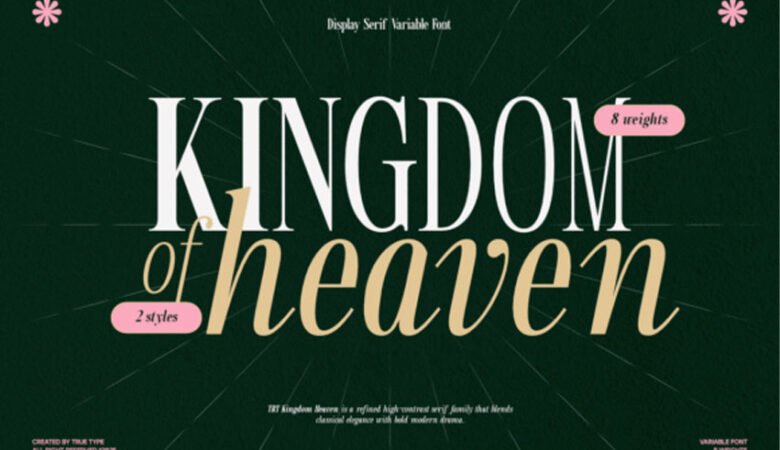TRT Kingdom Heaven Font