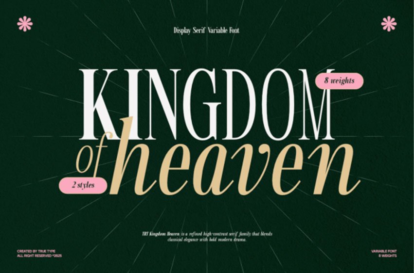 TRT Kingdom Heaven Font