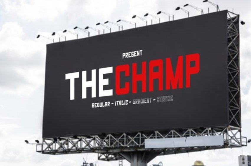 The Champ Font