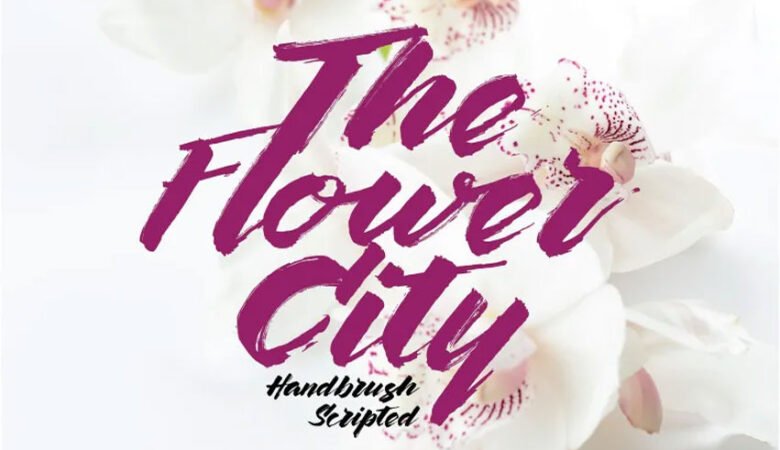 The Flower City Font