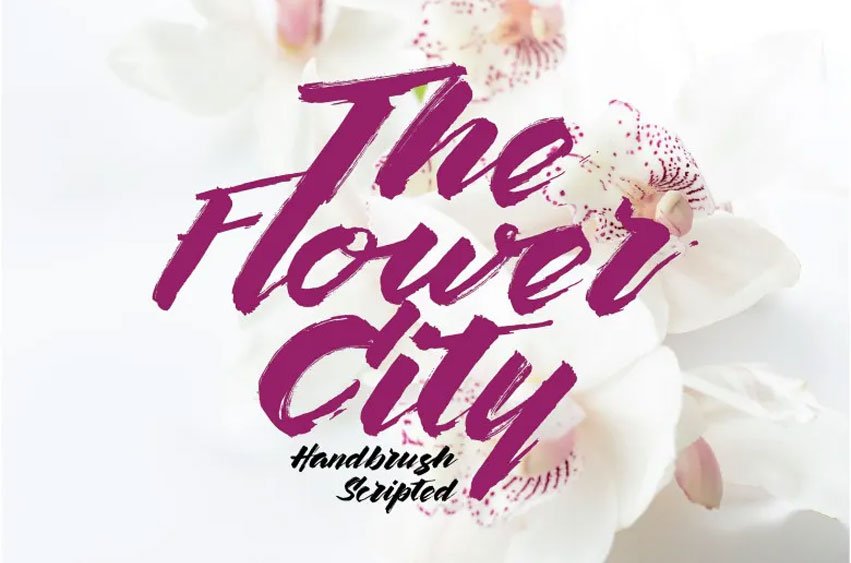 The Flower City Font