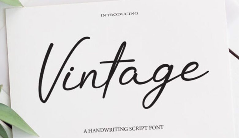 Vintage Font