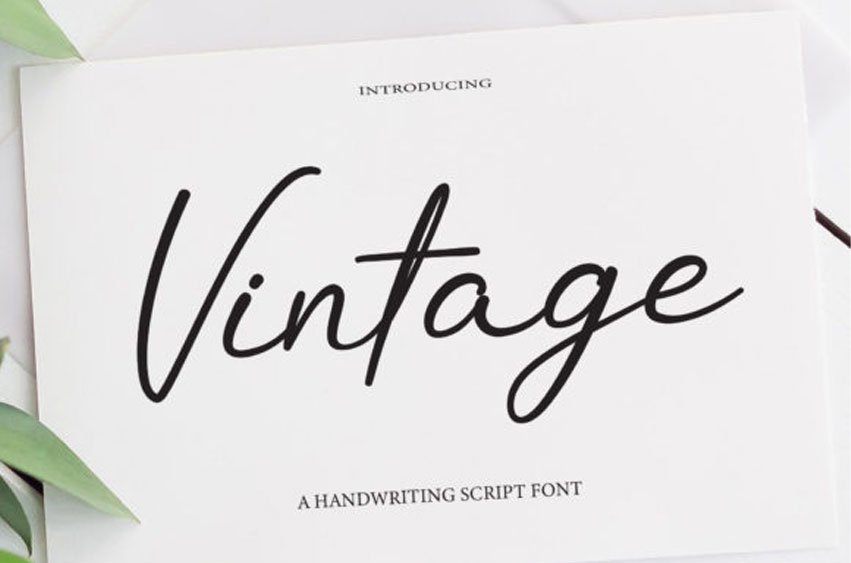 Vintage Font