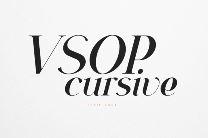Vsop Cursive Font