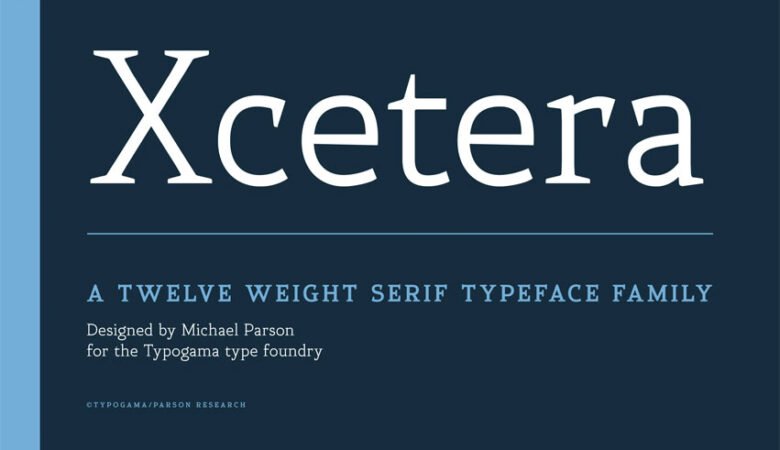 Xcetera Font