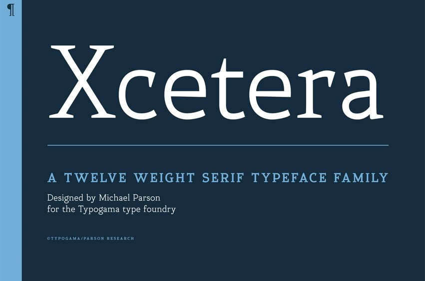 Xcetera Font