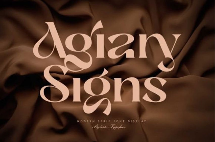Agiary Signs Font