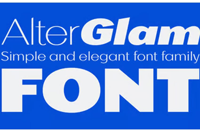 Alterglam Font