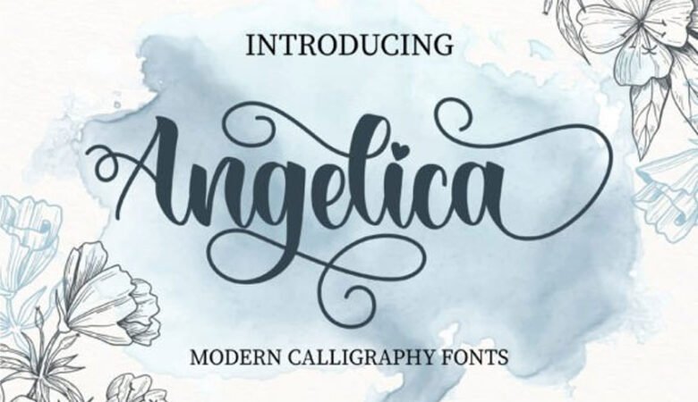 Angelica Calligraphy Font