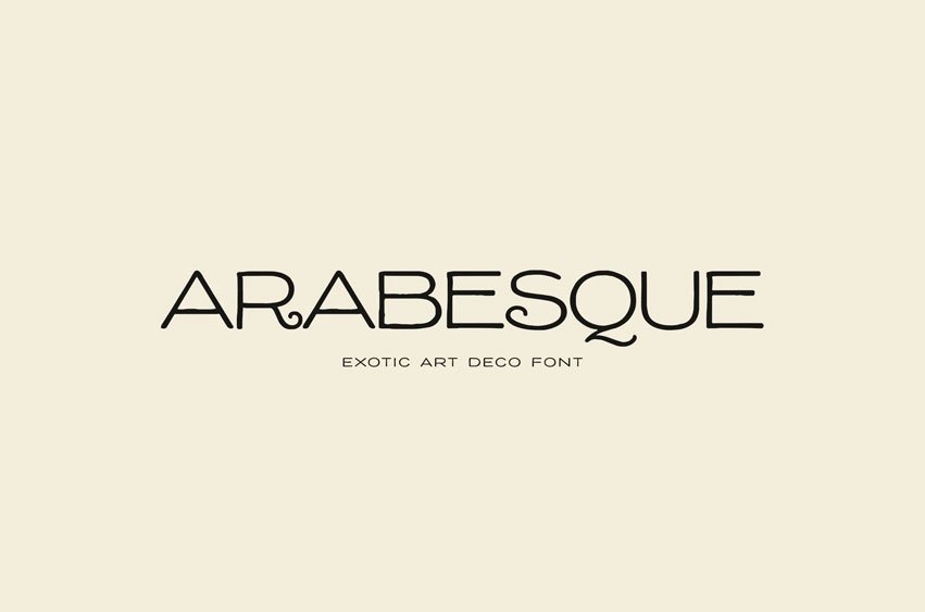 Arabesque Font