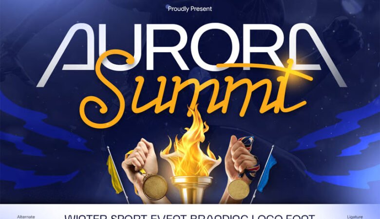 Aurora Summit Font