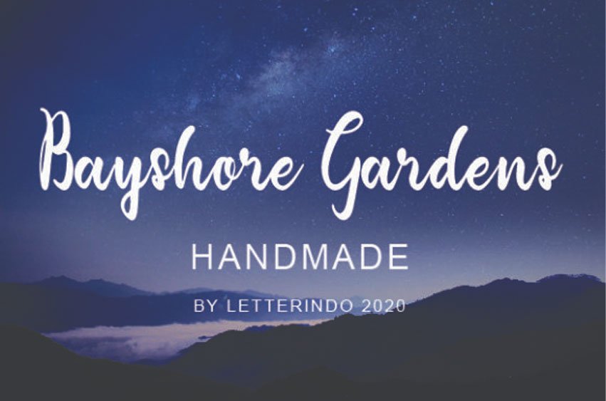 Bayshore Gardens Font