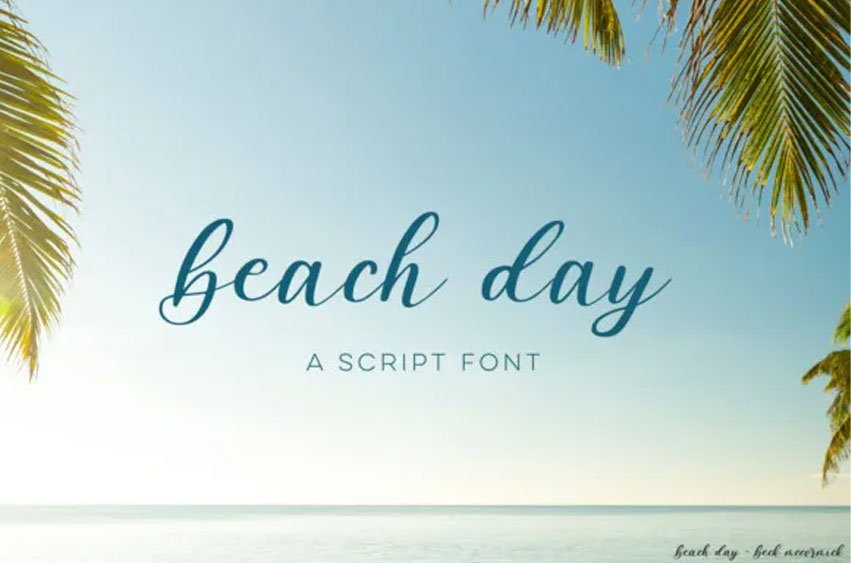 Beach Day Font