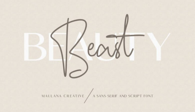 Beauty Beast Font