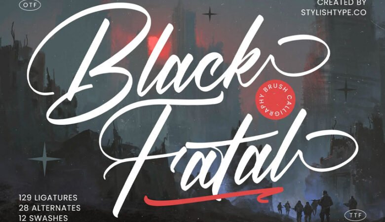 Black Fatal Font