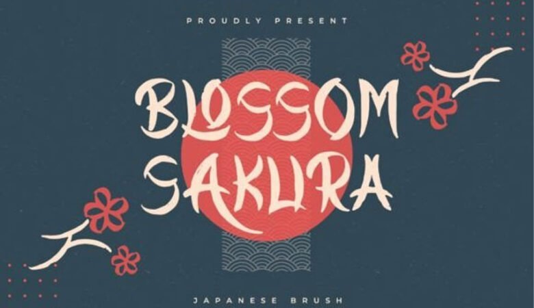 Blossom Sakura Font