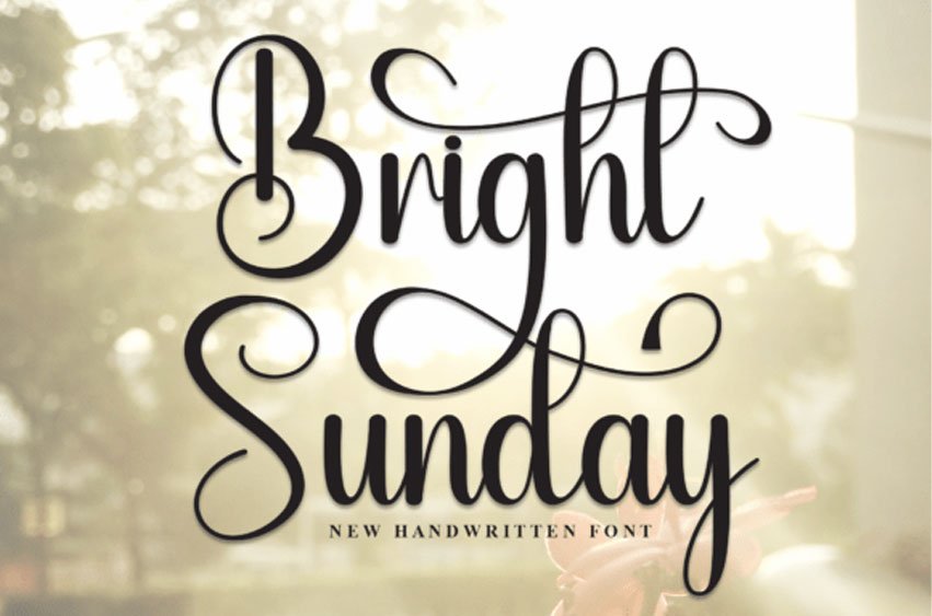 Bright Sunday Font