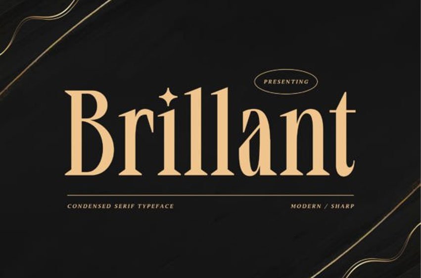 Brillant Condensed Font