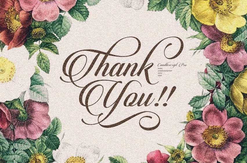 Candlescript Pro Font