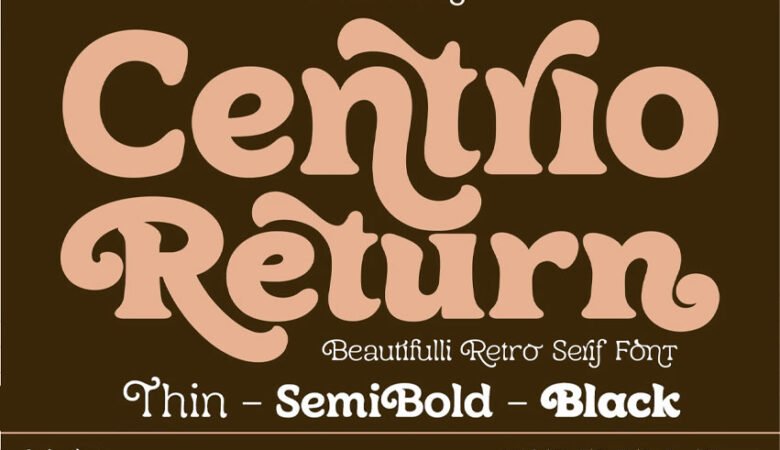Centrio Return Font