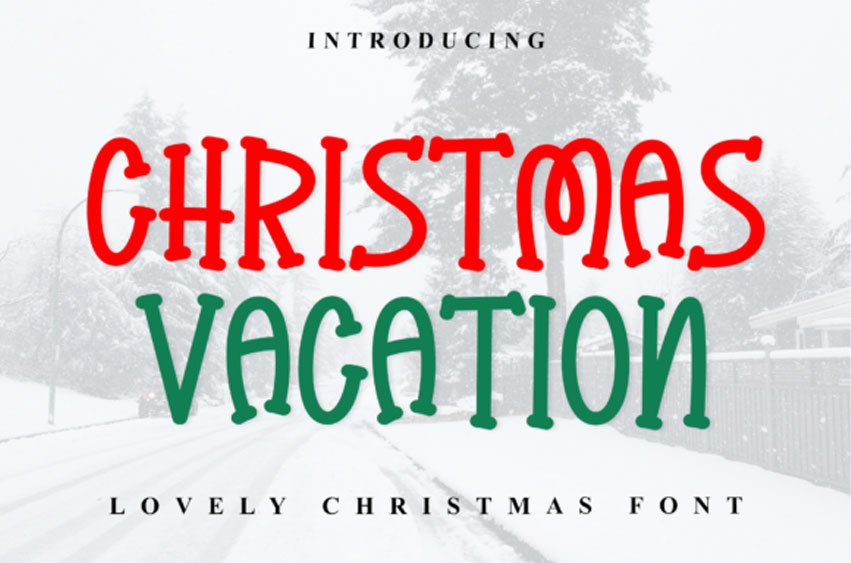 Christmas Vacation Font