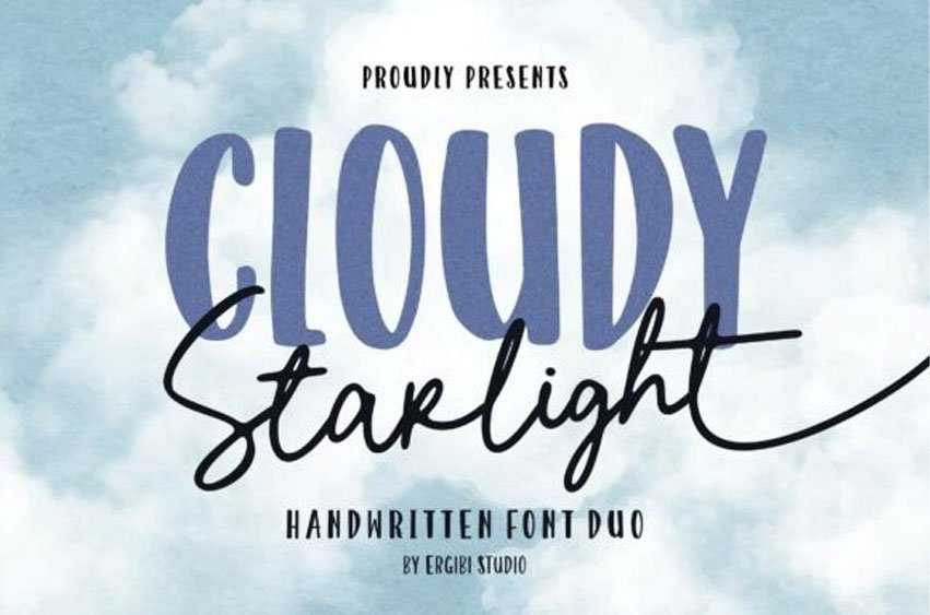 Cloudy Starlight Font