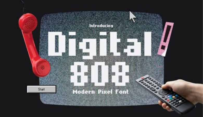 Digital 808 Font