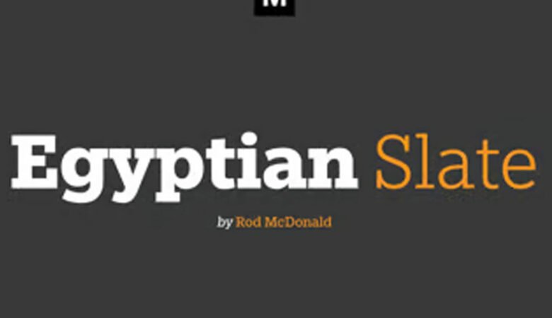 Egyptian Slate Font