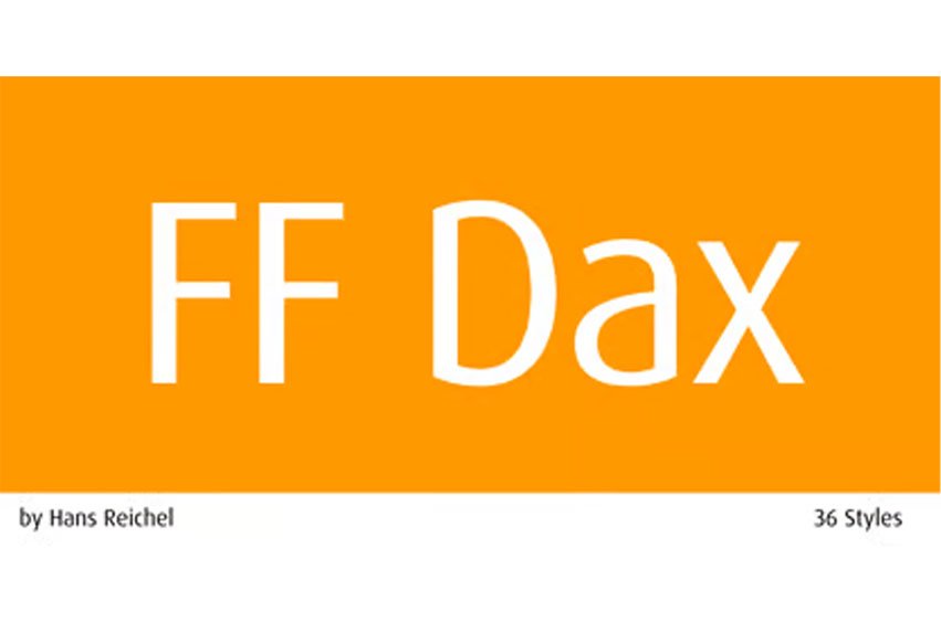 FF Dax Font